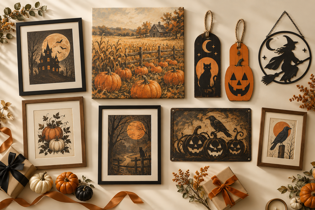 Spooky Wall Decor & Art Gifts — AURABAGS SHOP Gift Picks for October 9, 2026