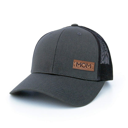 MOM - Leather Patch Trucker Hat