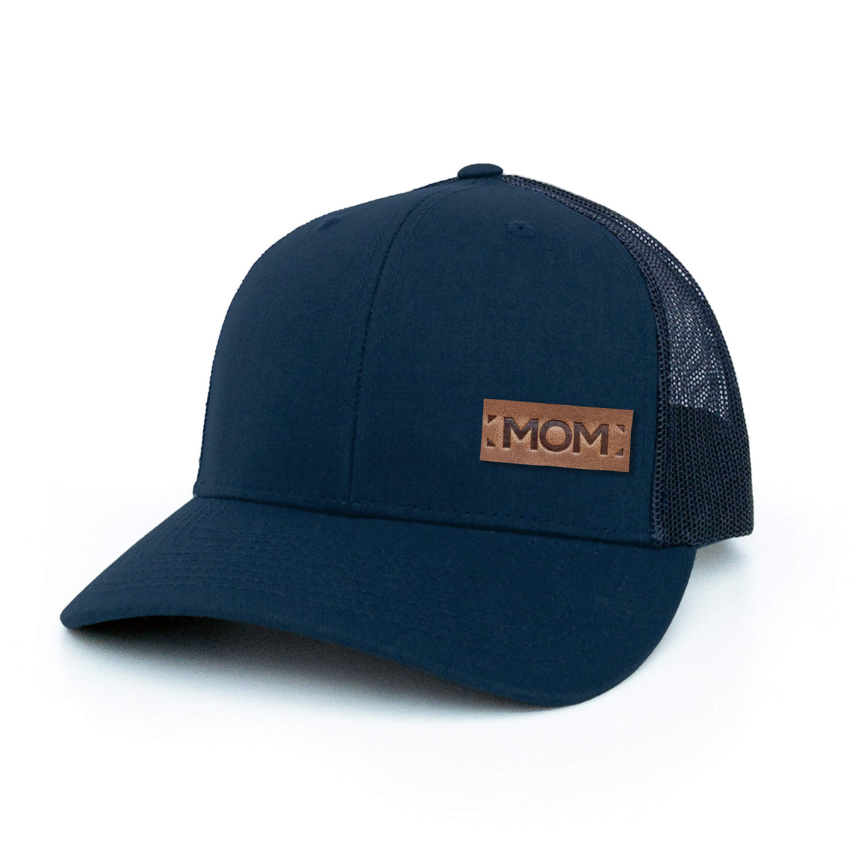 MOM - Leather Patch Trucker Hat