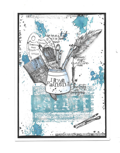 AALL and Create Stamp Set - 922 - Splat Create