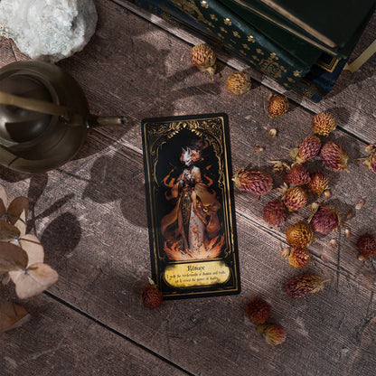 Obsidian Veil Oracle Deck