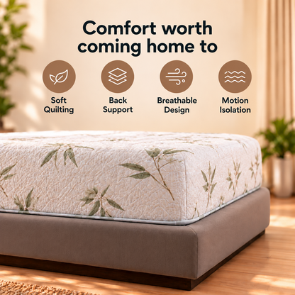 UltraFlex® SolidSleep Firm Gel Infused Foam Mattress with Reversible Comfort — Made in Canada