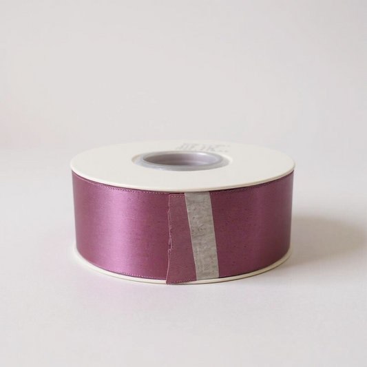 Satin Ribbon Double Face- Smoky Lavender #174- 3.8 cm Wide