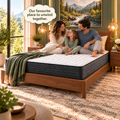 UltraFlex® PRESTIGE Medium-Firm Orthopedic Hybrid Mattress with HDCoil Support and Foam-Encased Stability — Made in Canada