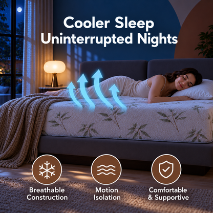 UltraFlex® SolidSleep Firm Gel Infused Foam Mattress with Reversible Comfort — Made in Canada