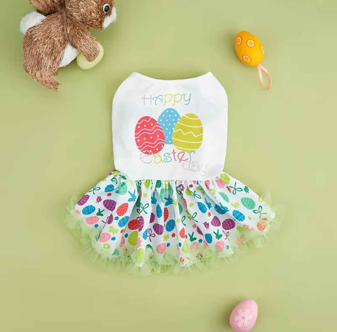 Easter Egg Dress – Festive Luxury Dog Dress
