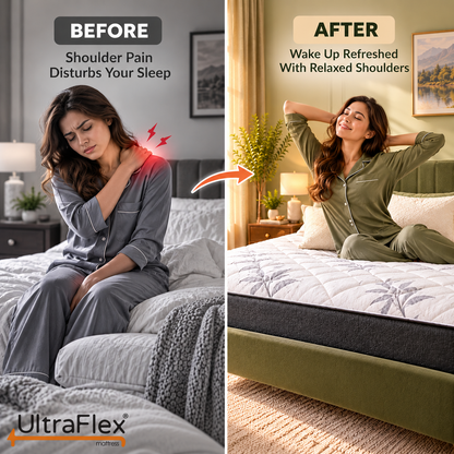 UltraFlex® DreamEasy Gel-Infused Foam Mattress with Quilted Comfort and a Soft Bamboo Cover — Made in Canada