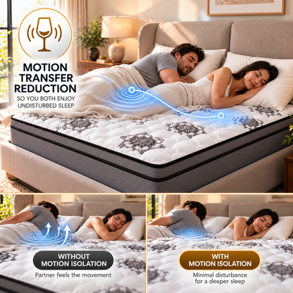 UltraFlex® OASIS Medium Firm HDCoil Hybrid Mattress with Eurotop Comfort — Made in Canada