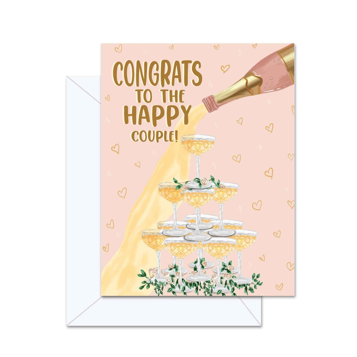 Congrats To The Happy Couple! - Greeting Card