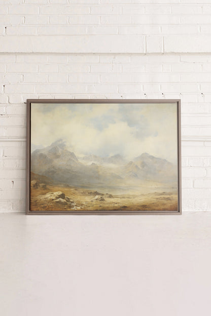 Quiet Highlands, Oeuvre sur toile étirée