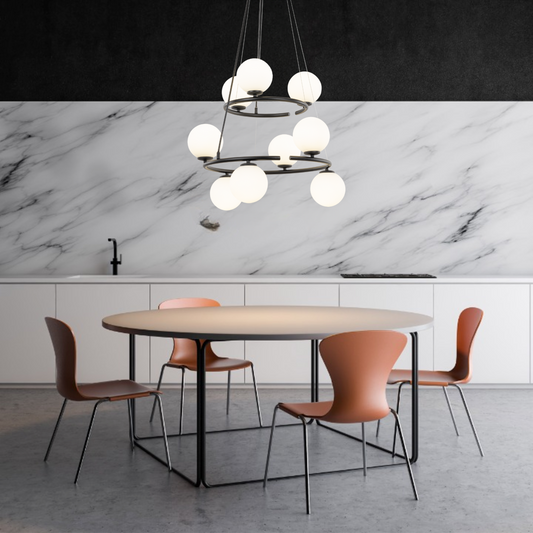 Anabelle Scandinavian Minimalist Pendant Ceiling Light for Kitchen Island, Dining Room & Modern Interiors - AURABAGS SHOP