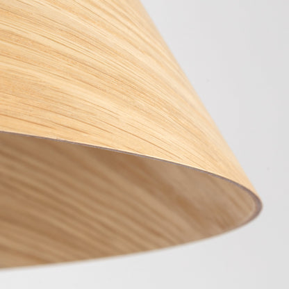 SOLIS Large Scandinavian Wood Pendant Light – Statement Cone Design (Limited Edition) - AURABAGS SHOP