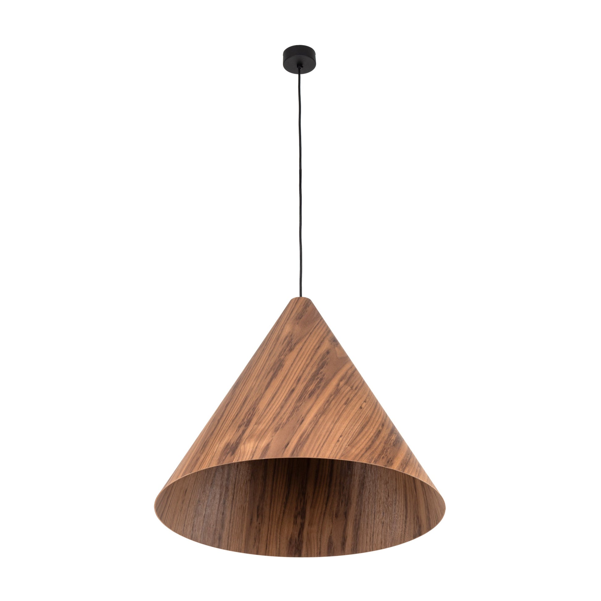 SOLIS Large Scandinavian Wood Pendant Light – Statement Cone Design (Limited Edition) - AURABAGS SHOP