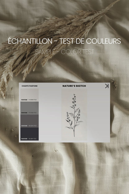NATURE'S SKETCH, Oeuvre sur toile étirée