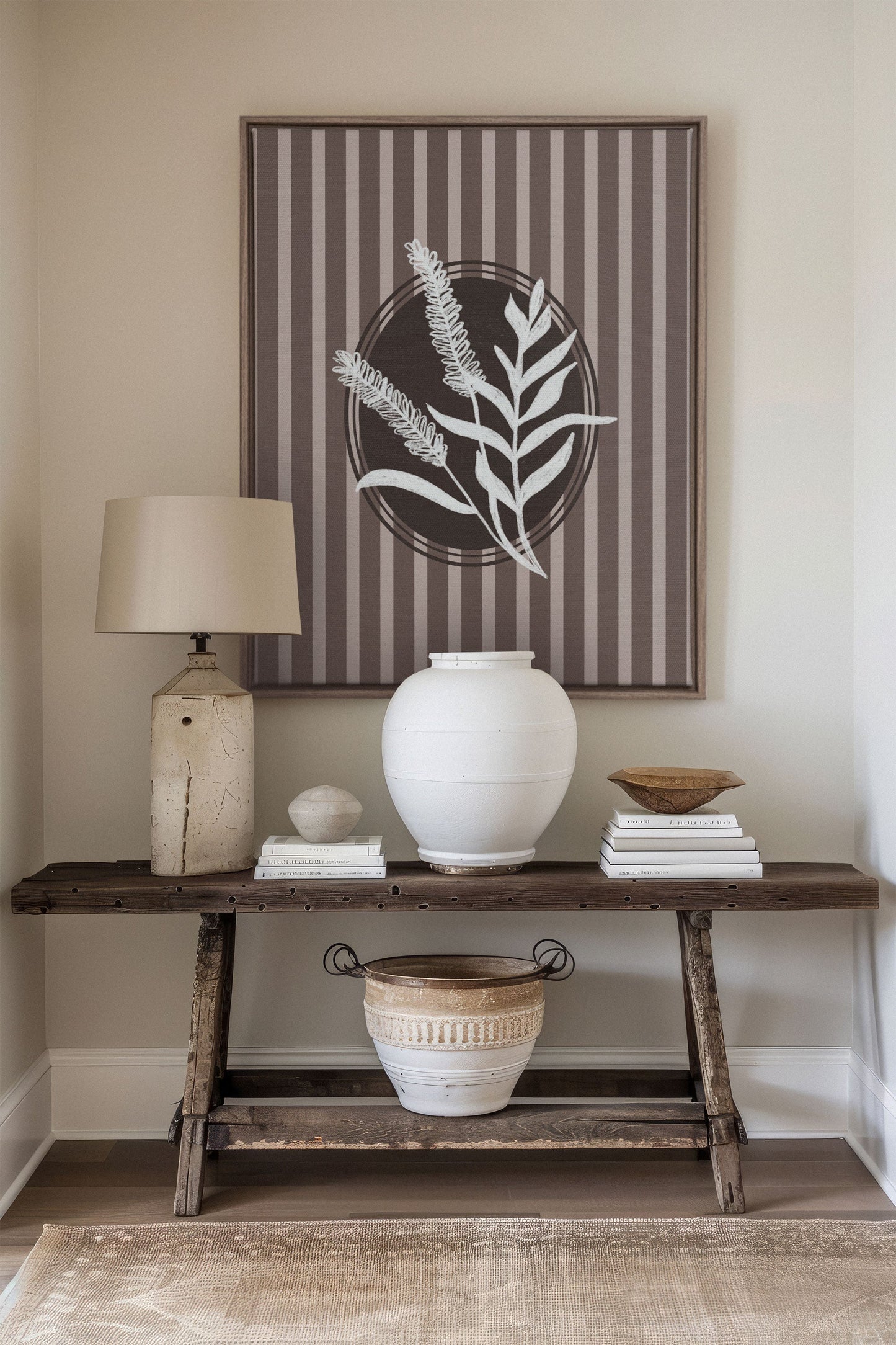 NATURAL STROKES, Oeuvre sur toile étirée