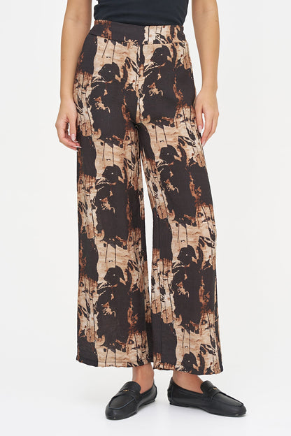 Women's Printed Woven Pull-On Pants