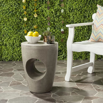 Olivia Terrazzo-Beistelltisch aus Beton im Mid-Century-Stil