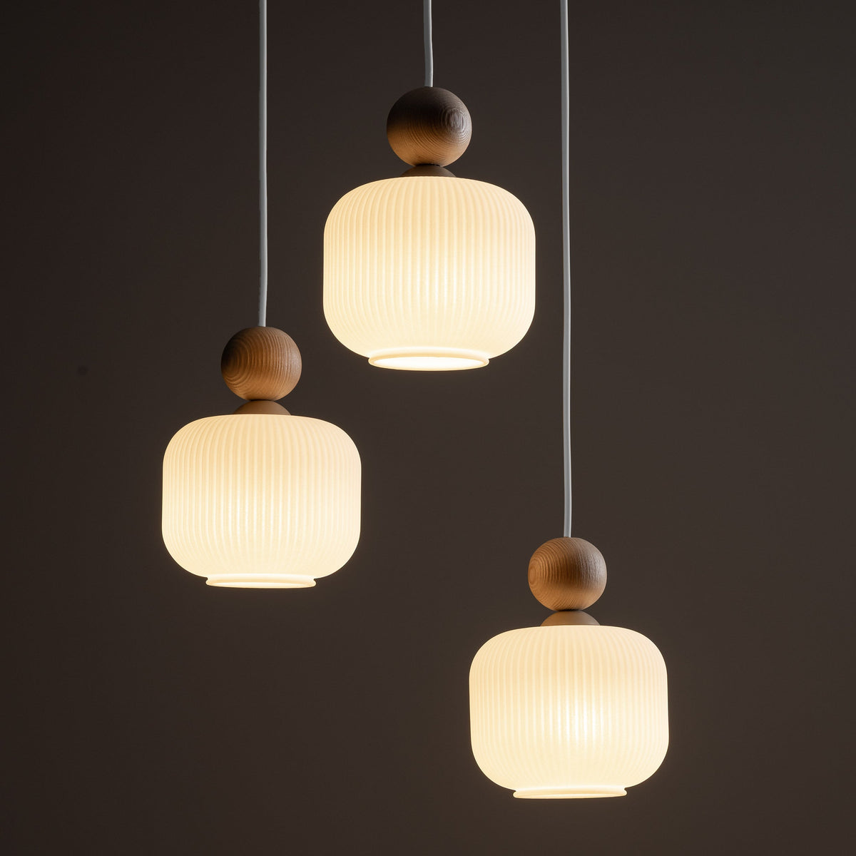 Ballo 3-Light Scandinavian Pendant Light for Kitchen Island, Dining Room & Living Room