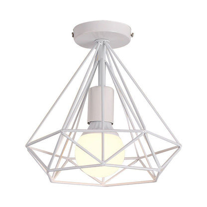 Modern Minimalist LED Ceiling Light – Black or White Adjustable Hanging Fixture for Living Room, Bedroom & Home