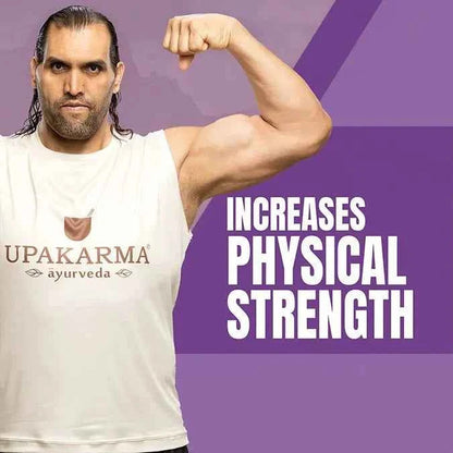 UPAKARMA Shilajit Resin with Ashwagandha 20g | 300mg/serving | Boosts Strength & Build Muscle Mass | 100% Ayurvedic | Lab Tested | 66 Servings