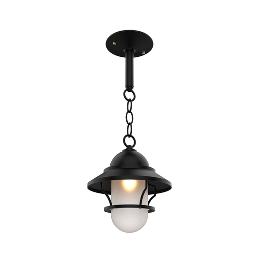 San Francisco - Montage au plafond sur chaine avec globe et grille format petit - 12250