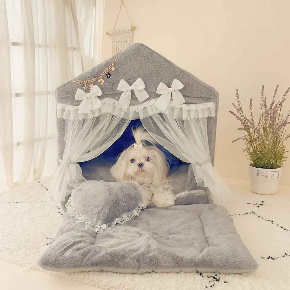Royal Cabana Dog Bed | Enclosed Dog House Bed