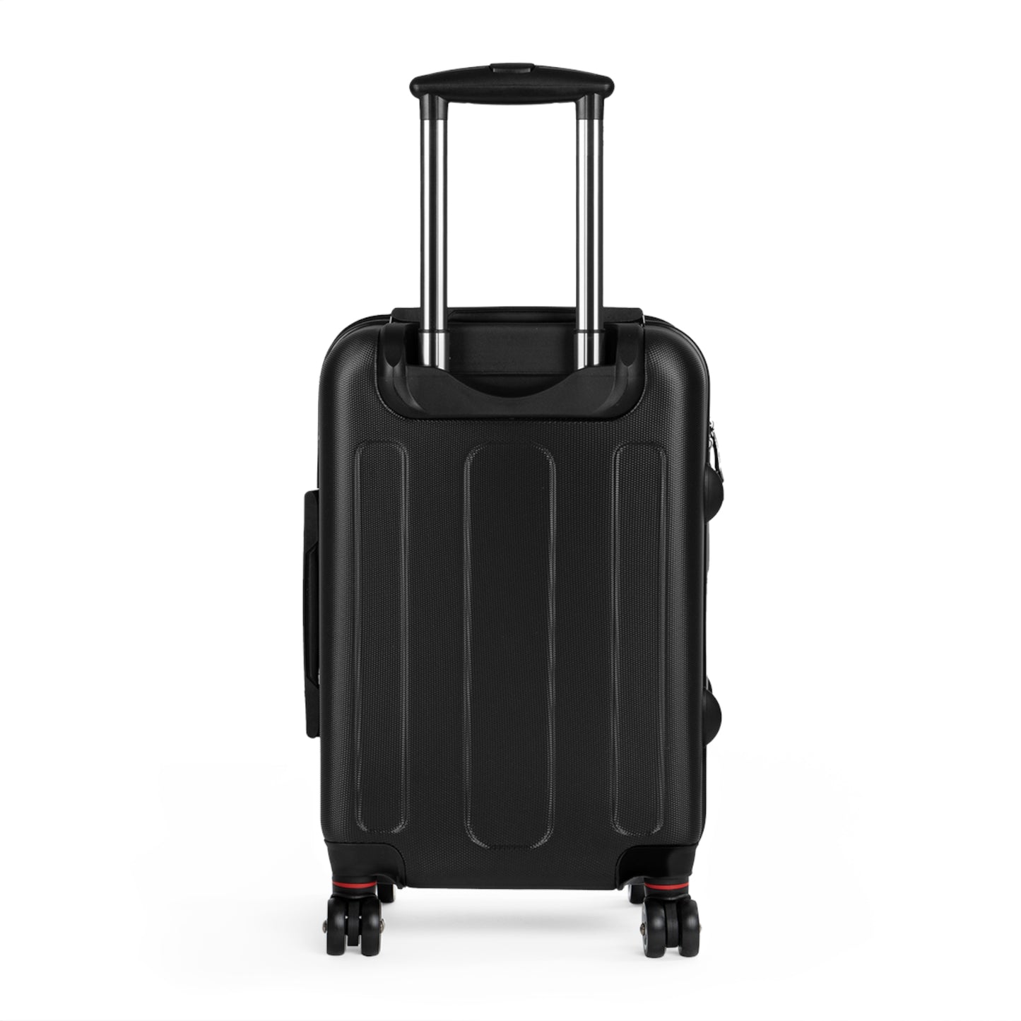 Retro Circle Pattern Carry-On Suitcase — Colorful Geometric Travel Luggage