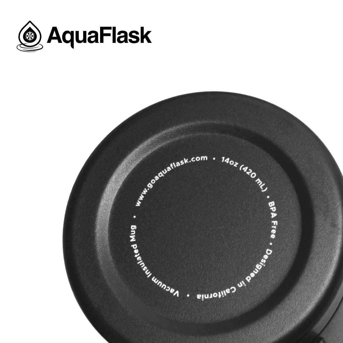 Aquaflask Thermal Insulated Lidded Mug With Handle 415ml (14 oz)