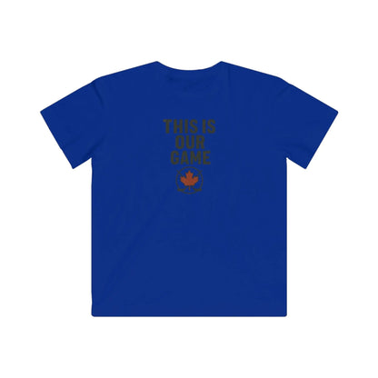 This Is Our Game Youth T-Shirt – Canadian Maple Leaf Tee