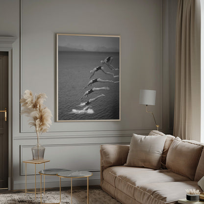 Wall art The beauty of diving