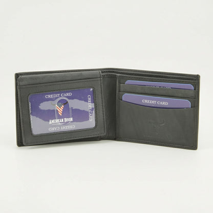 Men's RFID Bifold Left Side Flap Over Wallet