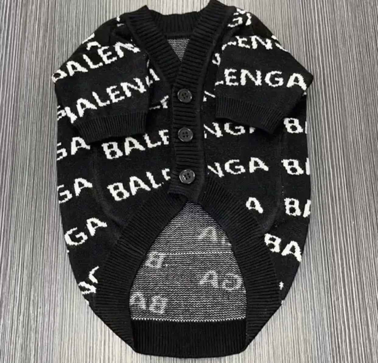 Pawlenciaga Dog Cardigan | Knit Dog Cardigan