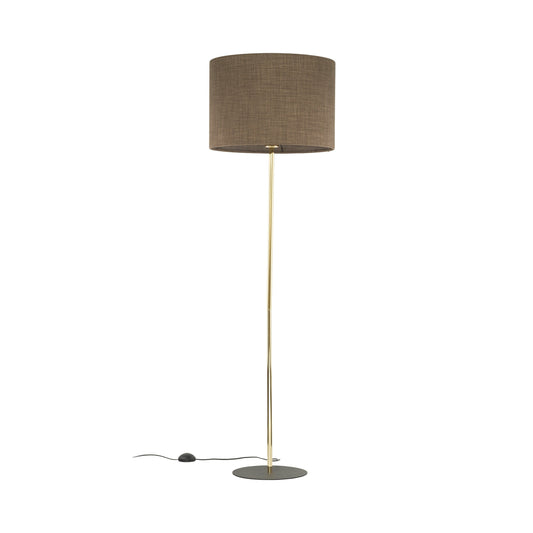 UMBERTO Brown Modern Floor Lamp - AURABAGS SHOP