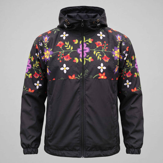 OLDTRIBES™ Midnight Bloom Windbreaker