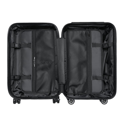 Rose Print Suitcase – Vintage Floral Carry-On Luggage