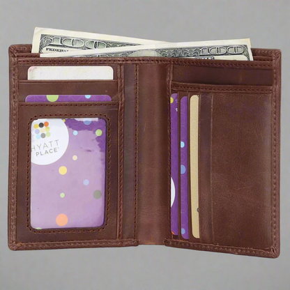 MET Men’s Upright Leather Wallet