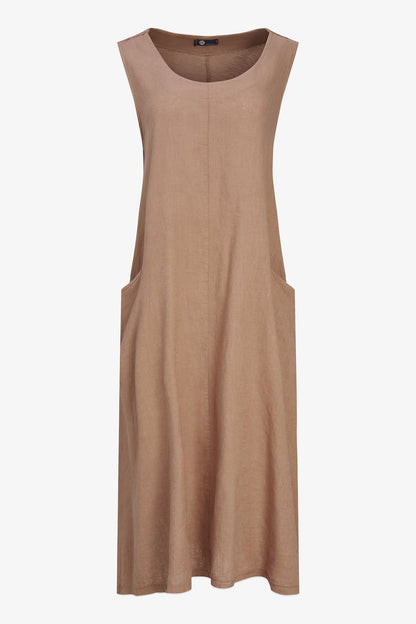 Women's Knit Woven Combo Dress
