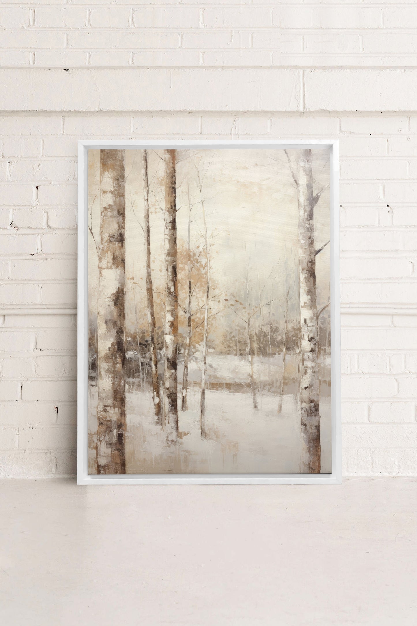 Winter Essence, Oeuvre sur toile étirée