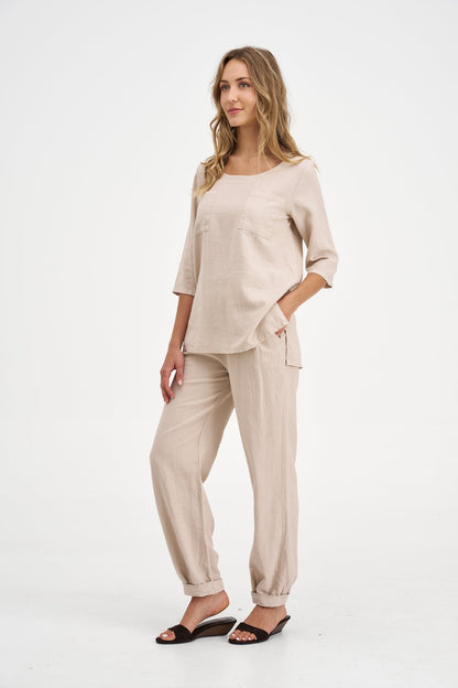 Women's Woven Tunic Top