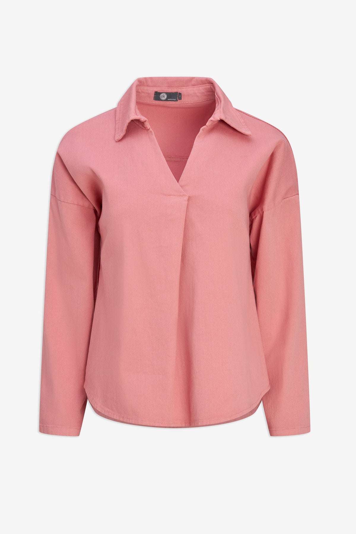 Women's Collared V-Neck Tunic