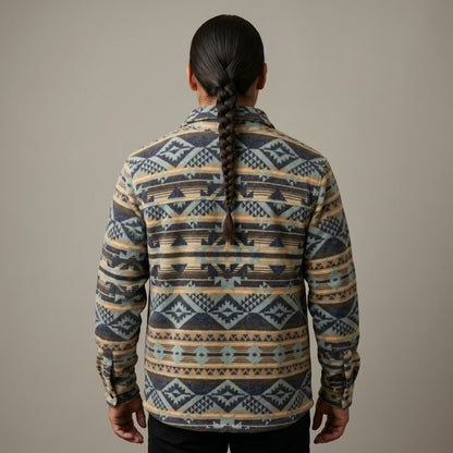 Blue and Cream  Grand Canyon Jacket (Unisex)