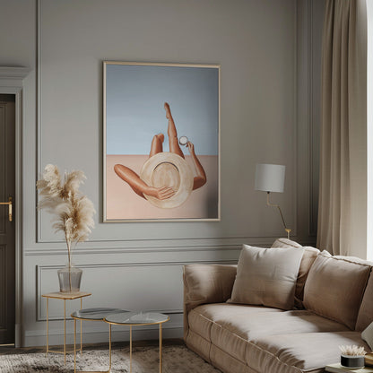 Wall art Poolside Girl