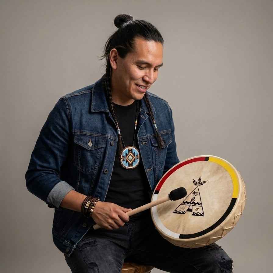Rising Sun Lodge 12” Hand drum