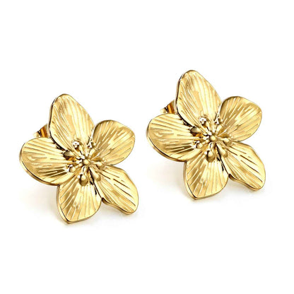 Peach Blossom Charm Earrings