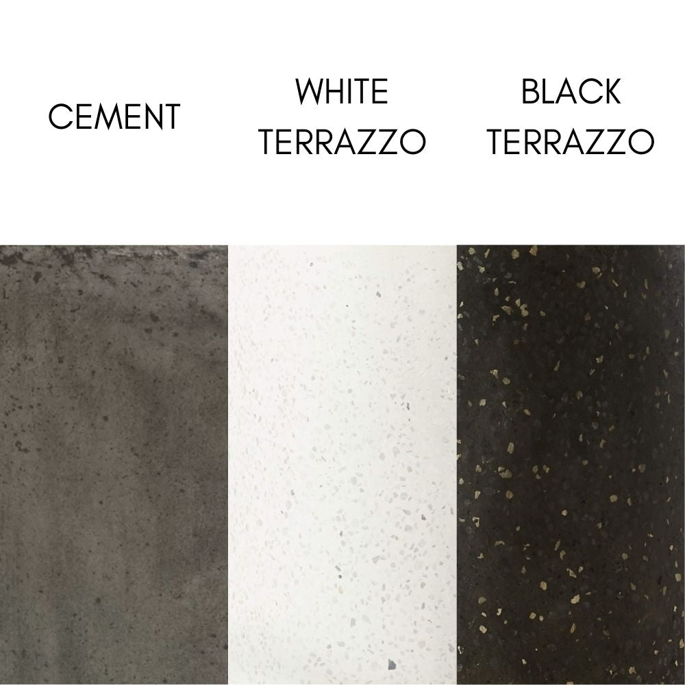Roger Beton Terrazzo Beistelltisch Mid-Century