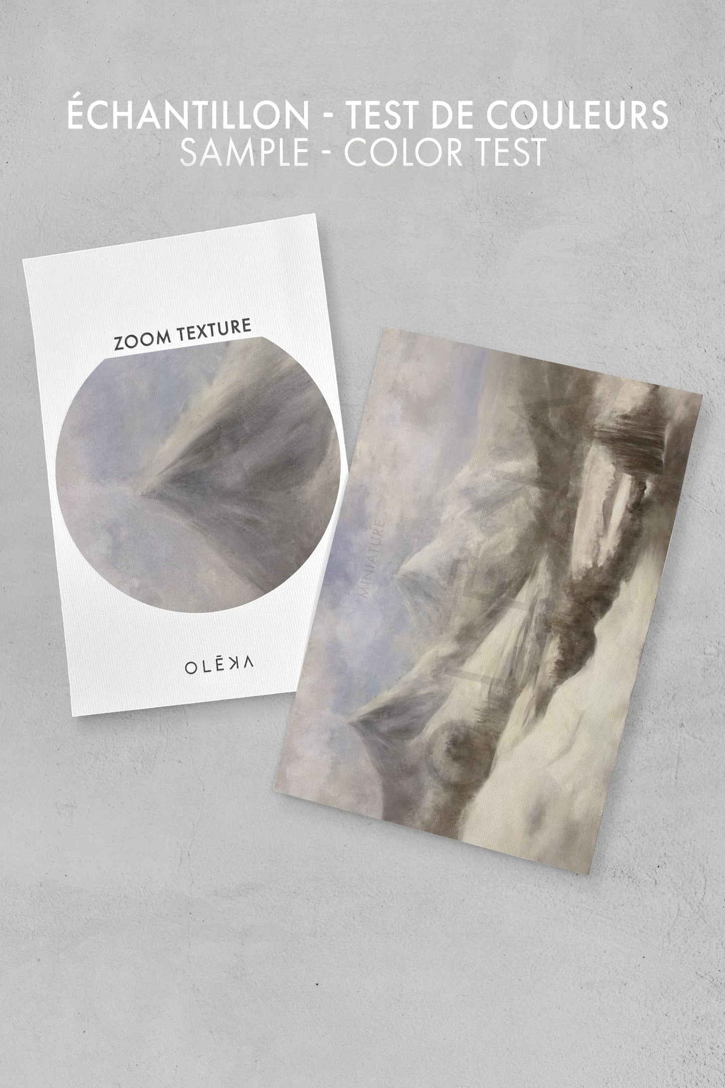 FROST, Oeuvre sur toile étirée