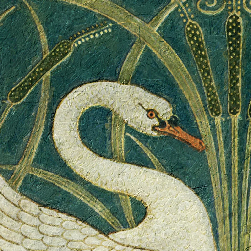 Twin Swans Decorative Tray