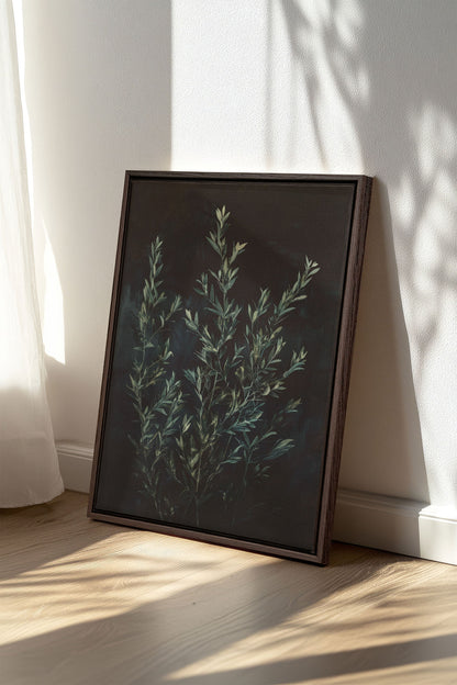 SOUS-BOIS, Oeuvre sur toile étirée