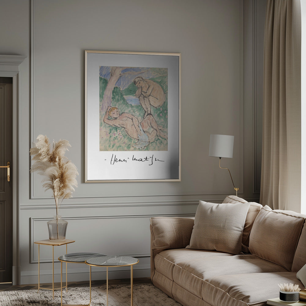 Wall art Baigneurs