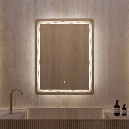 28"x36" / 32"x38" LED Bathroom Mirror, Anti-Fog, CRI 90+, Dimmable